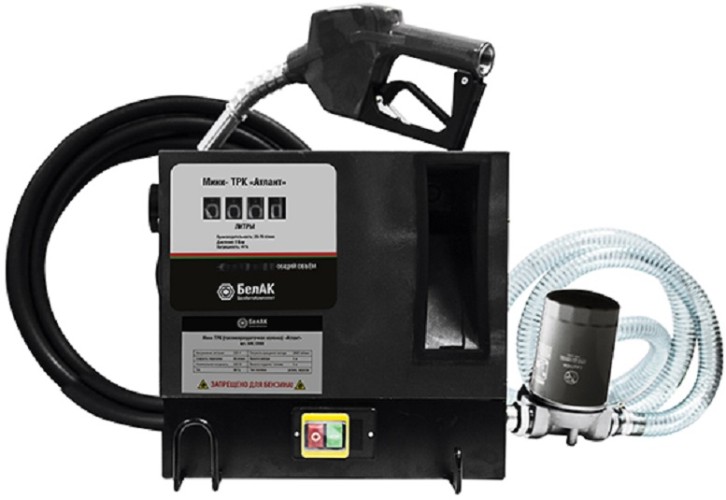 Мини топливораздаточная колонка БелАК "Атлант" 220V, 60 л/мин (БAK.12088) БАК.12088