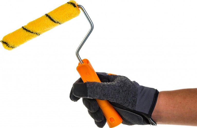 Мини-валик STAYER DUALON ПОЛИАКРИЛ малярный в сборе, ворс 7мм, бюгель 6мм, 15х160мм,  03-05812-16 - изображение 4