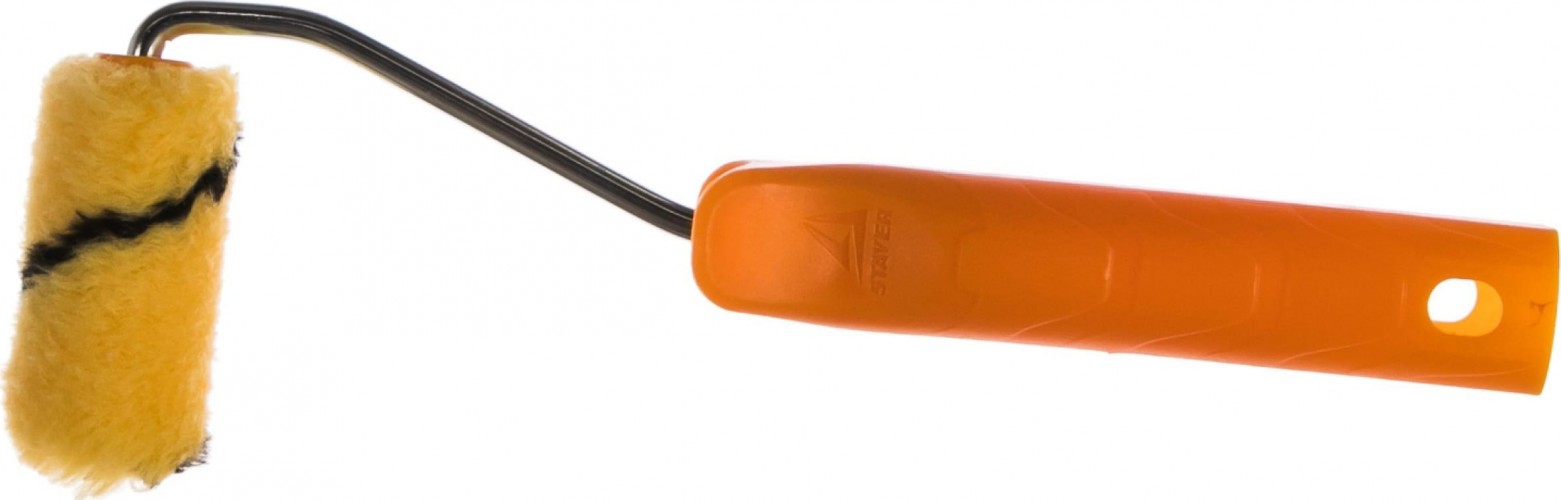 Мини-валик STAYER DUALON ПОЛИАКРИЛ малярный в сборе, ворс 7мм, бюгель 6мм, 15х70мм, m 03-05812-07 - изображение 2