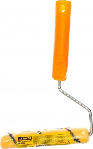 Мини-валик STAYER DUALON ПОЛИАКРИЛ малярный в сборе, ворс 7мм, бюгель 6мм, 15х160мм,  03-05812-16