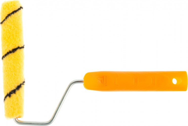 Мини-валик STAYER DUALON ПОЛИАКРИЛ малярный в сборе, ворс 7мм, бюгель 6мм, 15х160мм,  03-05812-16 - изображение 3