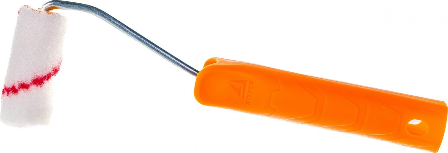 Мини-валик STAYER NYLON ПОЛИАМИД малярный в сборе, ворс 8мм, бюгель 6мм, 15х70мм, m 03-0506-07_z01 - изображение 2