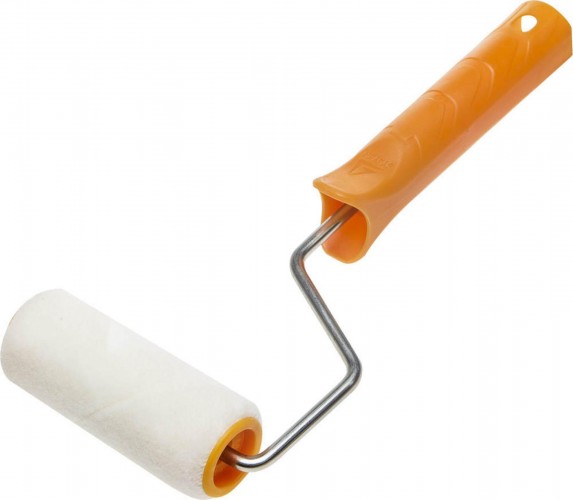 Мини-валик STAYER VELOUR малярный в сборе, ворс 4мм, бюгель 6мм, 15х70мм, m 03-0501-07_z01