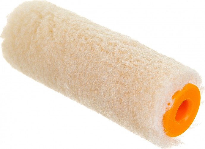 Мини-валик STAYER VELOUR малярный, ворс 4мм, бюгель 6мм, 15х70мм, master 0501-07