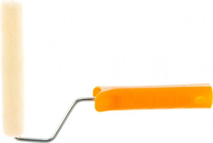 Мини-валик STAYER VELOUR малярный в сборе, ворс 4мм, бюгель 6мм, 15х160мм,  03-0501-16_z01 - изображение 2
