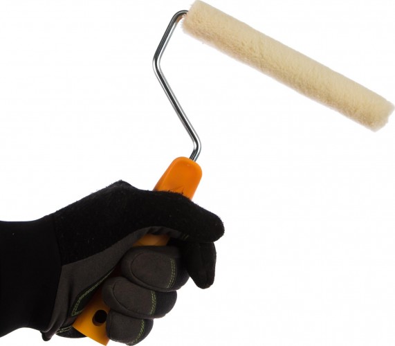 Мини-валик STAYER VELOUR малярный в сборе, ворс 4мм, бюгель 6мм, 15х160мм,  03-0501-16_z01 - изображение 3