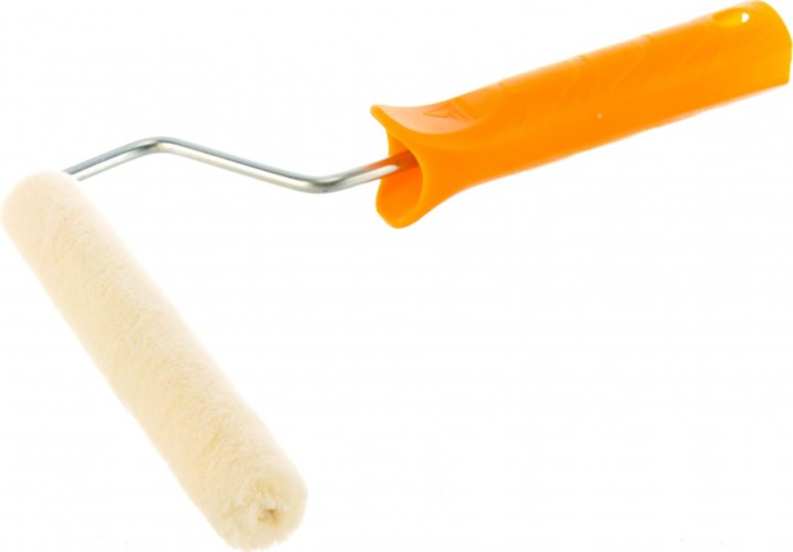 Мини-валик STAYER VELOUR малярный в сборе, ворс 4мм, бюгель 6мм, 15х160мм,  03-0501-16_z01