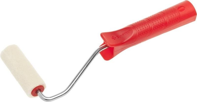 Мини-валик ЗУБР ЭКСПЕРТ "велюр", 100% шерсть, ворс 4мм, ручка 6мм, d=15/70 03536-07