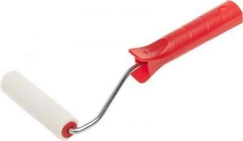 Мини-валик ЗУБР ЭКСПЕРТ "велюр", 100% шерсть, ворс 4мм, ручка 6мм, d=15/10 03536-10