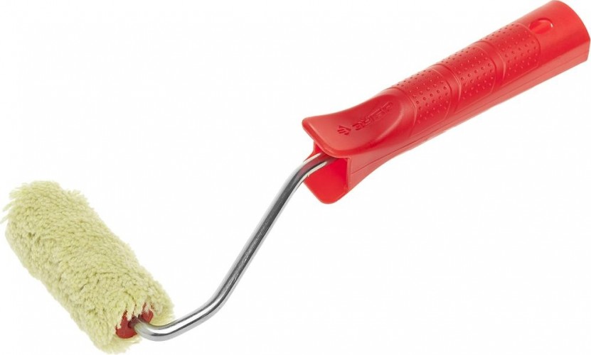 Мини-валик ЗУБР СИНТЕКС полиакрил 12мм, ручка 6мм, d=15/70мм, мастер 03504-07