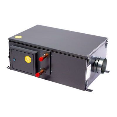 Приточная вентиляционная установка Minibox W-1050-1/24kW/G4 GTC
