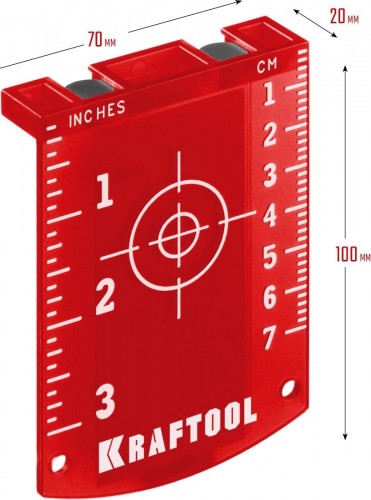 Мишень для лазерных приборов KRAFTOOL 34 725 34725 - изображение 2