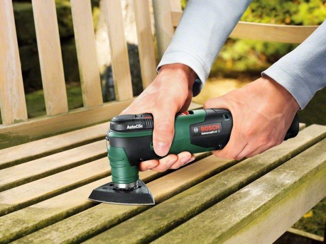 Многофункциональный инструмент аккумуляторный BOSCH UniversalMulti 12 0603103021 1х2,5Ач - изображение 3