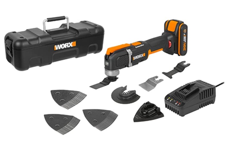 Многофункциональный инструмент аккумуляторный Worx WX696 20В, 2Ач х1, ЗУ 2А, кейс - изображение 3