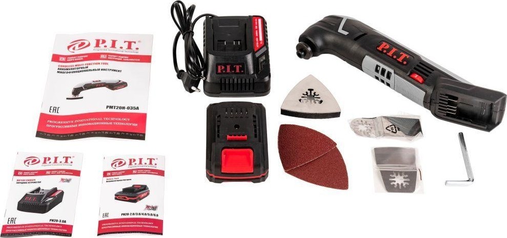 Многофункциональный инструмент аккумуляторный P.I.T. PMT20H-035A/1 - изображение 4