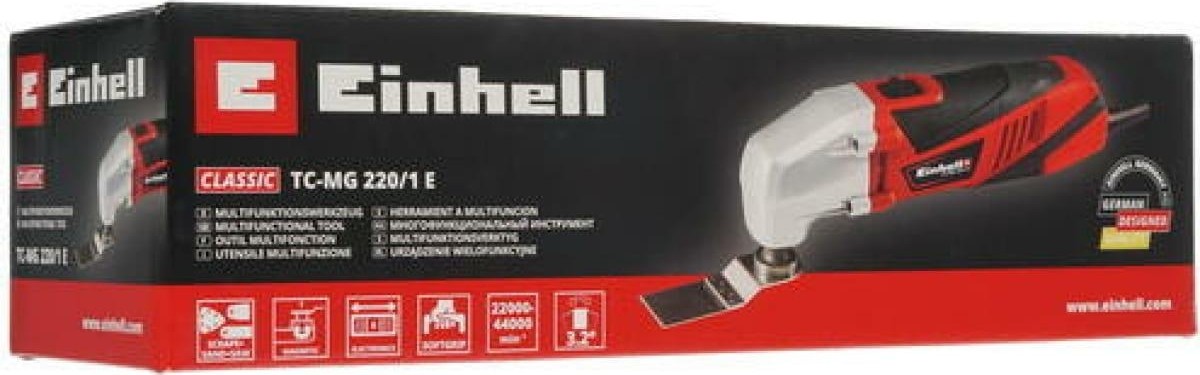 Многофункциональный инструмент сетевой EINHELL TC-MG 220/1 E 4465095 - изображение 5