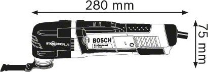 Многофункциональный инструмент сетевой BOSCH GOP 30-28 0601237001 - изображение 2