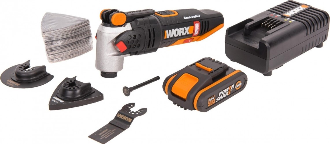 Многофункциональный инструмент аккумуляторный Worx WX693 бесщеточный - изображение 3