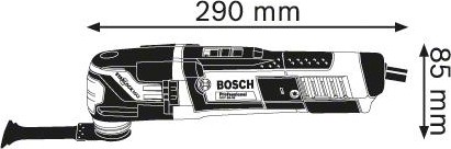 Многофункциональный инструмент сетевой BOSCH GOP 55-36 0601231101 Кейс L-Boxx - изображение 2