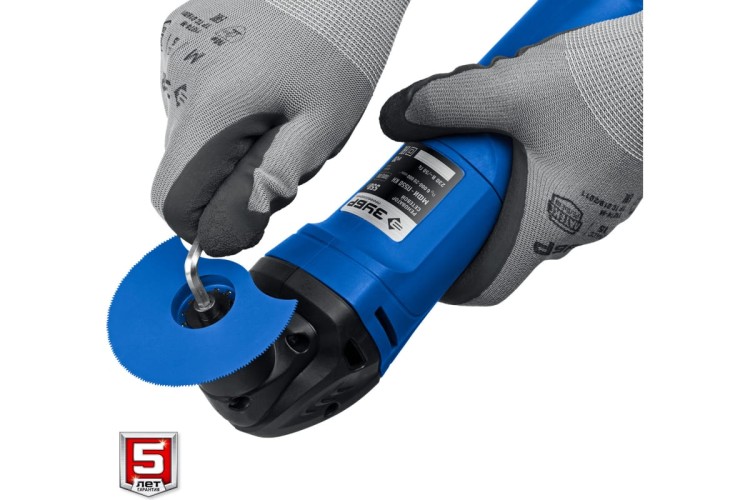 Многофункциональный инструмент сетевой ЗУБР МФИ-П550КН с набором насадок Профессионал МФИ-П550 КН - изображение 4