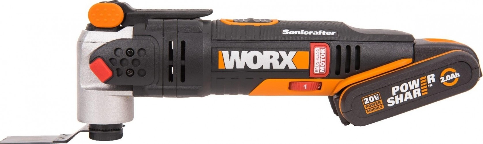 Многофункциональный инструмент аккумуляторный Worx WX693 бесщеточный - изображение 2
