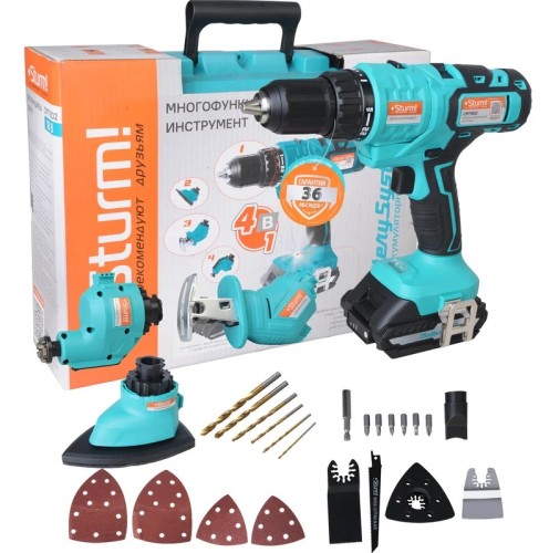 Многофункциональный инструмент аккумуляторный Sturm CMT1802 - изображение 3