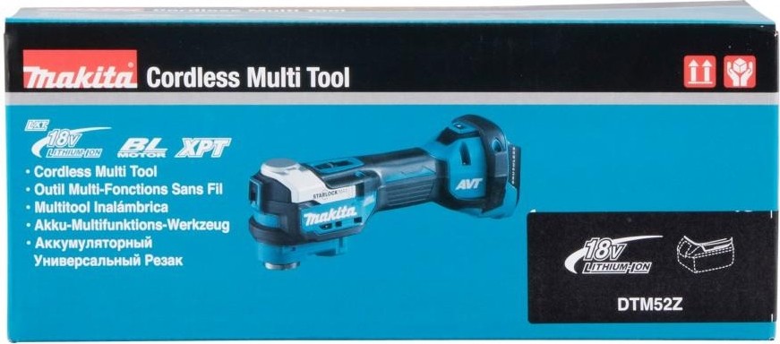Многофункциональный инструмент аккумуляторный MAKITA DTM52Z 18в, без АКБ и ЗУ - изображение 3