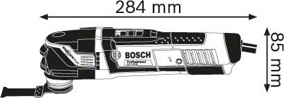 Многофункциональный инструмент сетевой BOSCH GOP 40-30 0601231003 Кейс - изображение 2