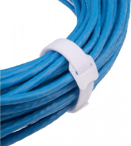 Многоразовый хомут–липучка REXANT 230х13 мм, белый (упак. 12 шт.) 07-7211 - изображение 3