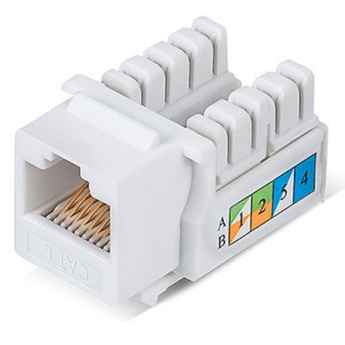 Модуль REXANT 02-0254 Keystone Jack RJ-45(8P8C), UTP неэкраниров. CAT 6