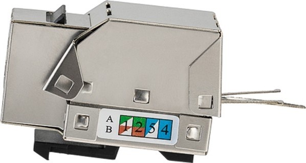 Модуль вставка REXANT 02-0072 Keystone, FTP экранированный, CAT 5 - изображение 3