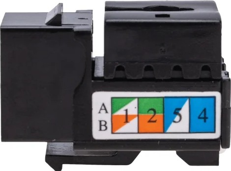 Модуль вставка REXANT 02-0255 Keystone, UTP неэкранированный, CAT6 - изображение 3