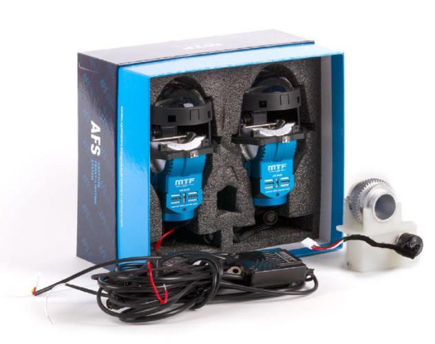 Модули светодиодные MTF LIGHT 12V, 50/60W, 5500K линзы biled (подключение к рулевому валу). AFS50WH - изображение 5