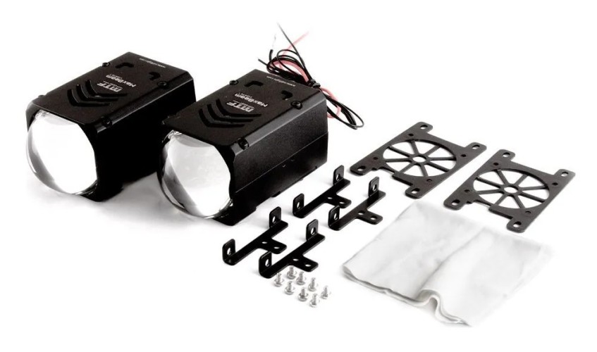 Модули светодиодные MTF LIGHT MaxBeam Compact, 12В, 48Вт/54Вт, 6000К, 2 дюйма, 2 линзованные biled, 2шт. HL48K60 - изображение 2