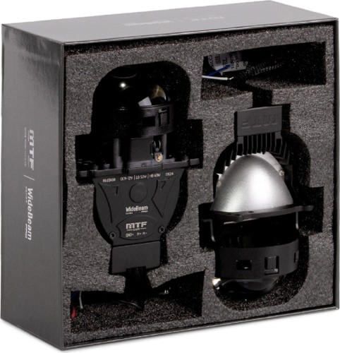 Модули светодиодные MTF LIGHT WideBeam, 12В, 53/65Вт, 6000К, 3 дюйма, 2шт. ближнего/дальнего света линзованные, бескорпусные, HL65K60 - изображение 3