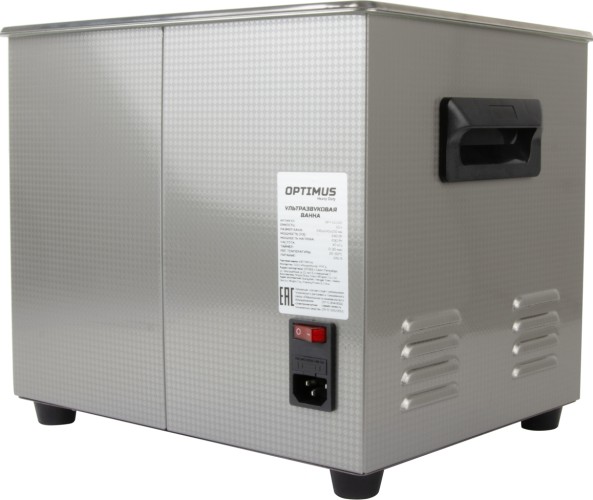 Мойка ультразвуковая OPTIMUS OPT-UC100 с подогревом 10 л в0000139435 - изображение 2