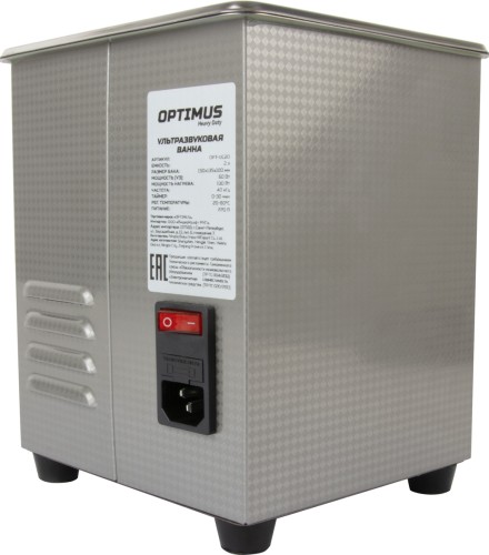Мойка ультразвуковая OPTIMUS OPT-UC20 с подогревом 2 л в0000139431 - изображение 3