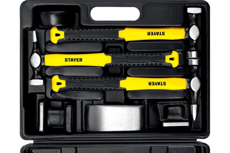 Молотки с правками STAYER MAXFLAT набор, 7 предметов 20322-H7 - изображение 2