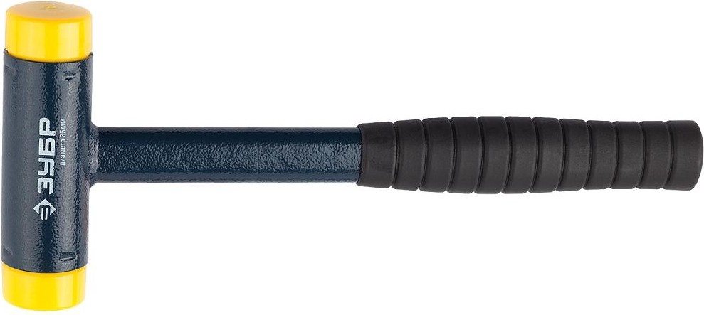 Молоток безынерционный ЗУБР ПРОФЕССИОНАЛ БМП 450г, 35мм, с полиамидными бойками 2043-35