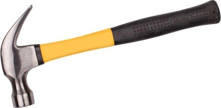 Молоток-гвоздодер Biber Профи 85383 600г тов-080754