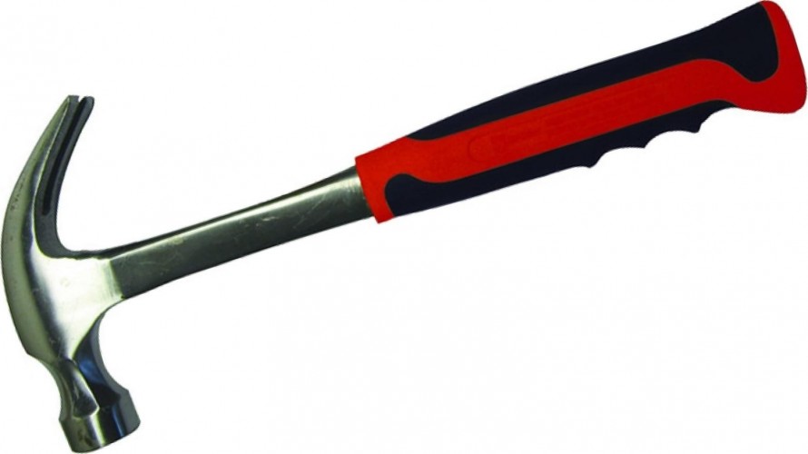 Молоток-гвоздодер Biber Профи 85384 600г тов-080755