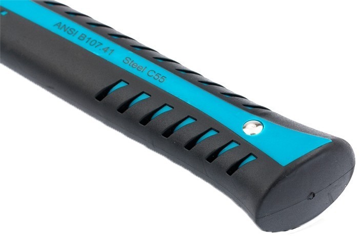 Молоток-гвоздодер GROSS 570 г , цельнокованый, трехкомпонентная рукоятка// 10470 - изображение 4