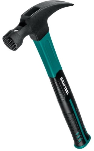 Молоток-гвоздодер KRAFTOOL 20265-56_z01 столярный, c фиберглас. рукояткой