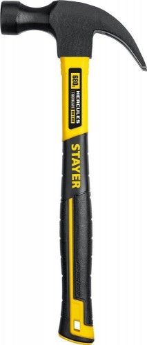 Молоток-гвоздодер STAYER Hercules 680 г столярный с фиберглассовой рукояткой 2026_z02 - изображение 4