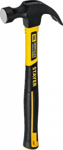 Молоток-гвоздодер STAYER Hercules 560 г столярный с фиберглассовой рукояткой 2026-560_z02 - изображение 2