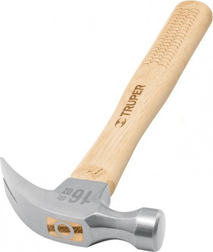 Молоток - гвоздодер TRUPER MA-20 деревянная ручка 560 гр 16753 16753