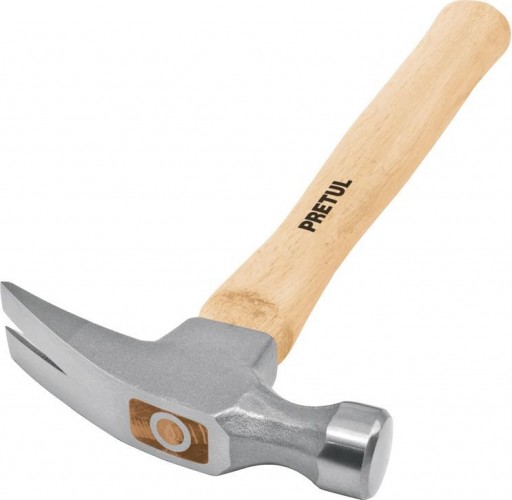 Молоток - гвоздодер TRUPER MA-7P деревянная ручка 200 гр 25000 25000