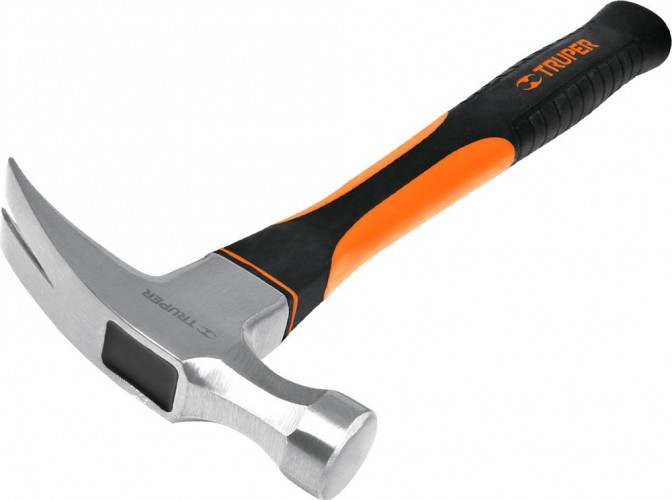 Молоток - гвоздодер TRUPER MAR-16F двухкомпонентная ручка 450 гр 19997 19997