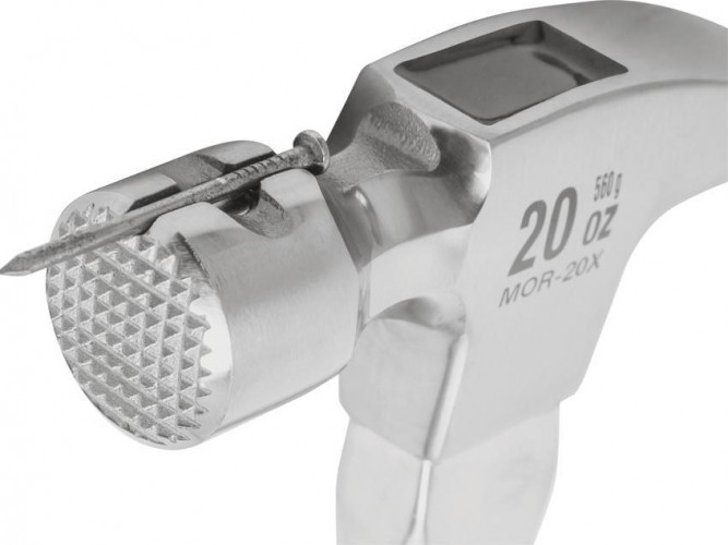 Молоток - гвоздодер TRUPER MOR-24F деревянная ручка 680 гр 16662 16662 - изображение 3