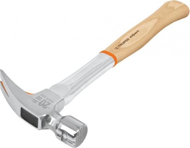 Молоток - гвоздодер TRUPER MOR-20X комбинированная ручка 500 гр 16804 16804
